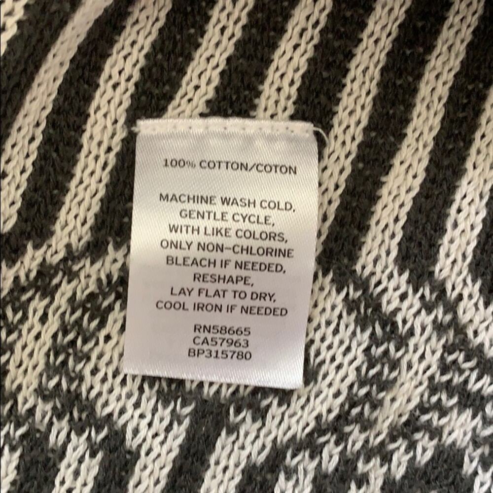 Sun & Shadow Aztec Open Front Cardigan Sweater S - image 4